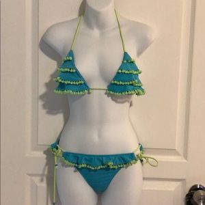 Festive Victoria secret swim set small
